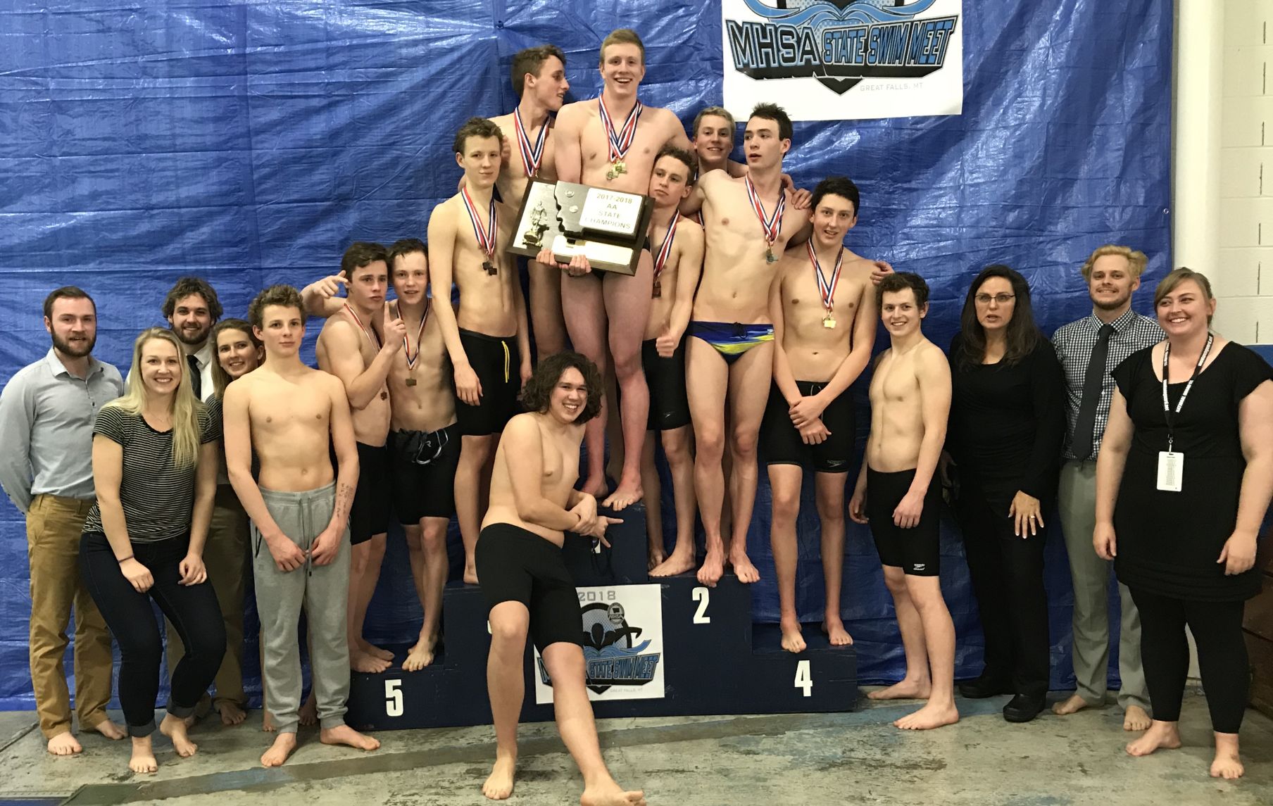 Class AA Boys Swimming - Hellgate Knights